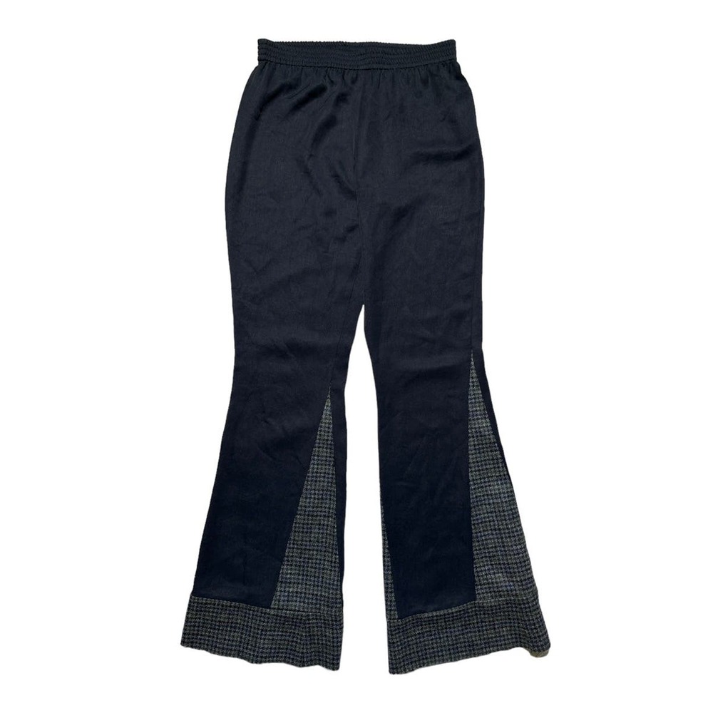 raf simons SS21 flared wool paneled adjustable waist pant